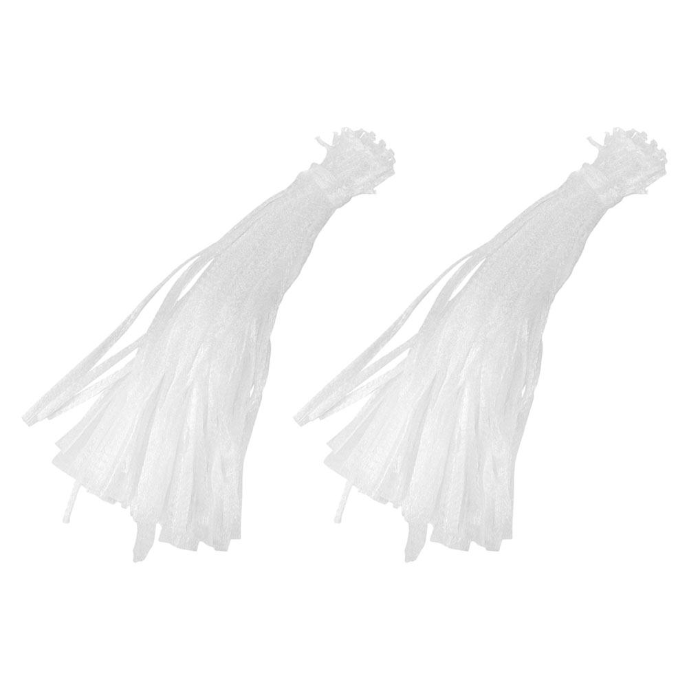 Produce Bag Reusable Mesh - 100Pcs White Net Vegetable Bags Thickened