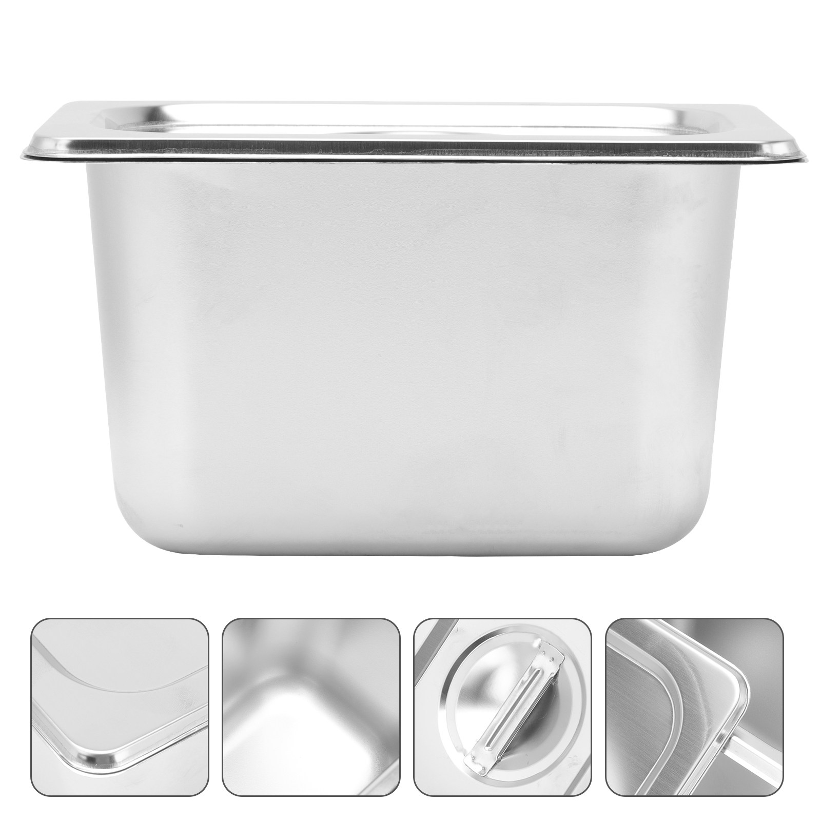 Food Storage Organization - 1Set Stainless Steel Vegetable Basin Thickened