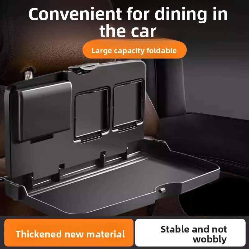 Food Storage On Table - Car Back Seat Foldable Dining Table