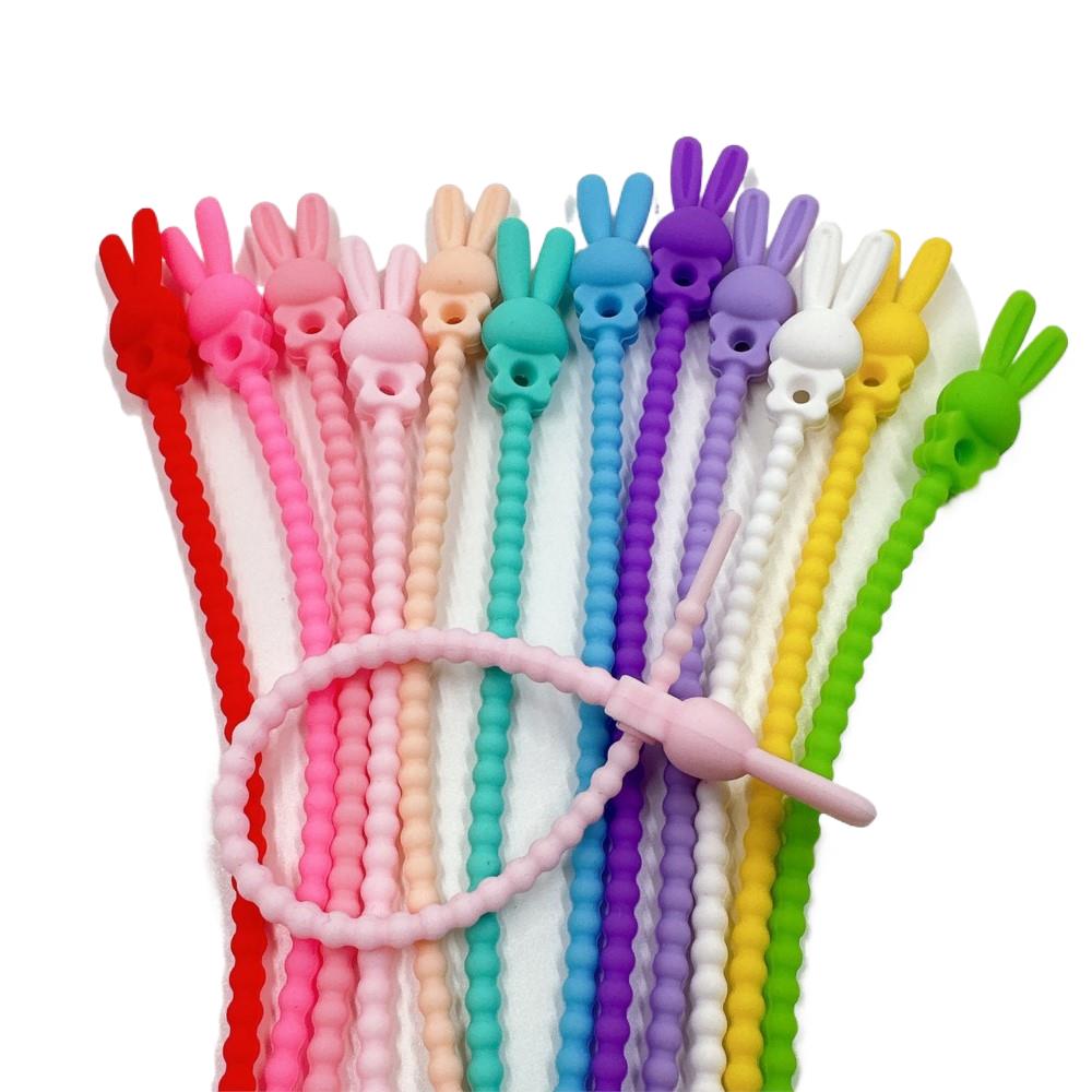 Food Storage Organization - 10Pcs Flower Star Silicone Cable Organizer