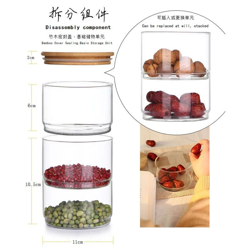 New1200 Ml 3-layer Glass Can K - Food Storage Lidl recension och pris