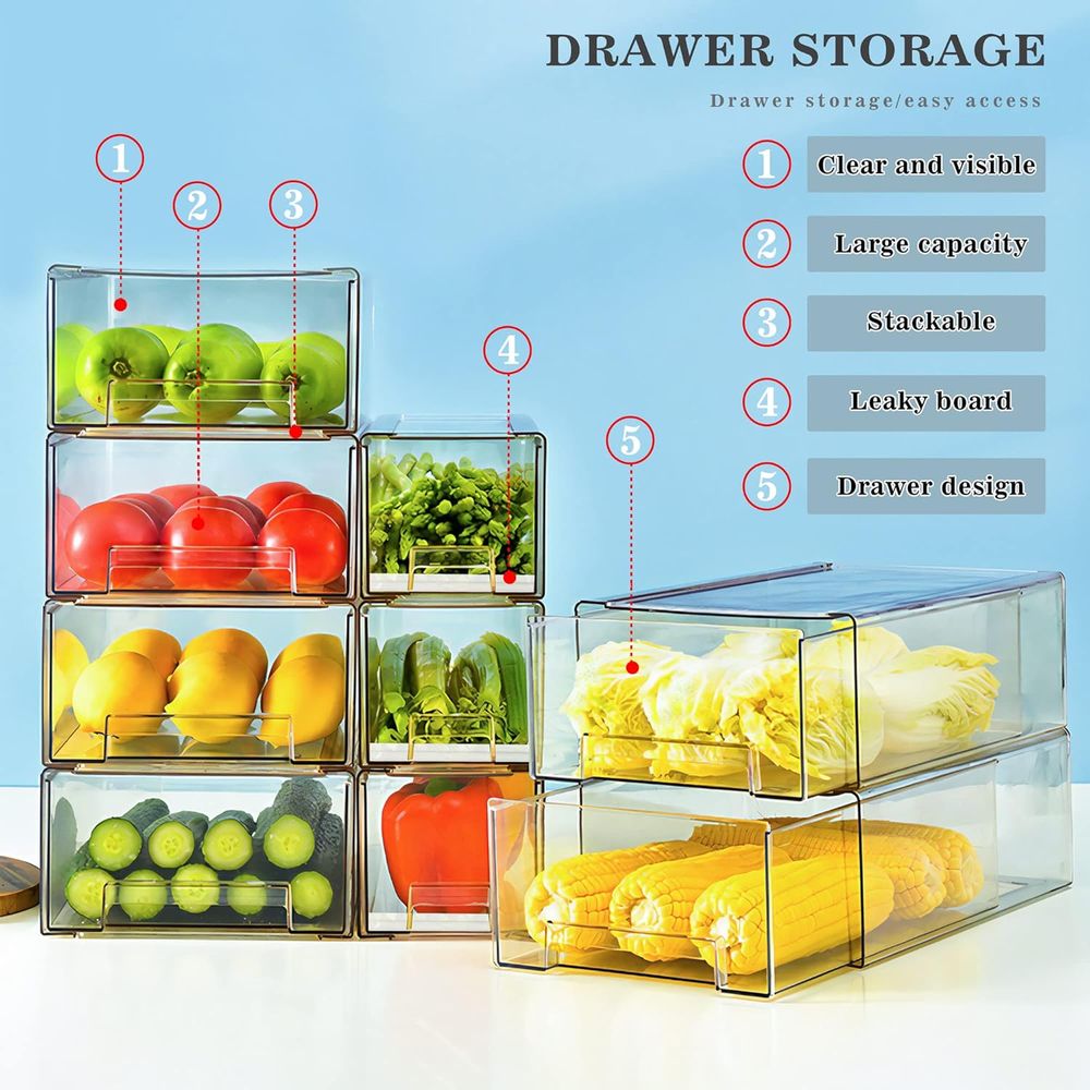 Clear Ridge Pull Out Stackable - Food Storage Without Pantry recension och pris