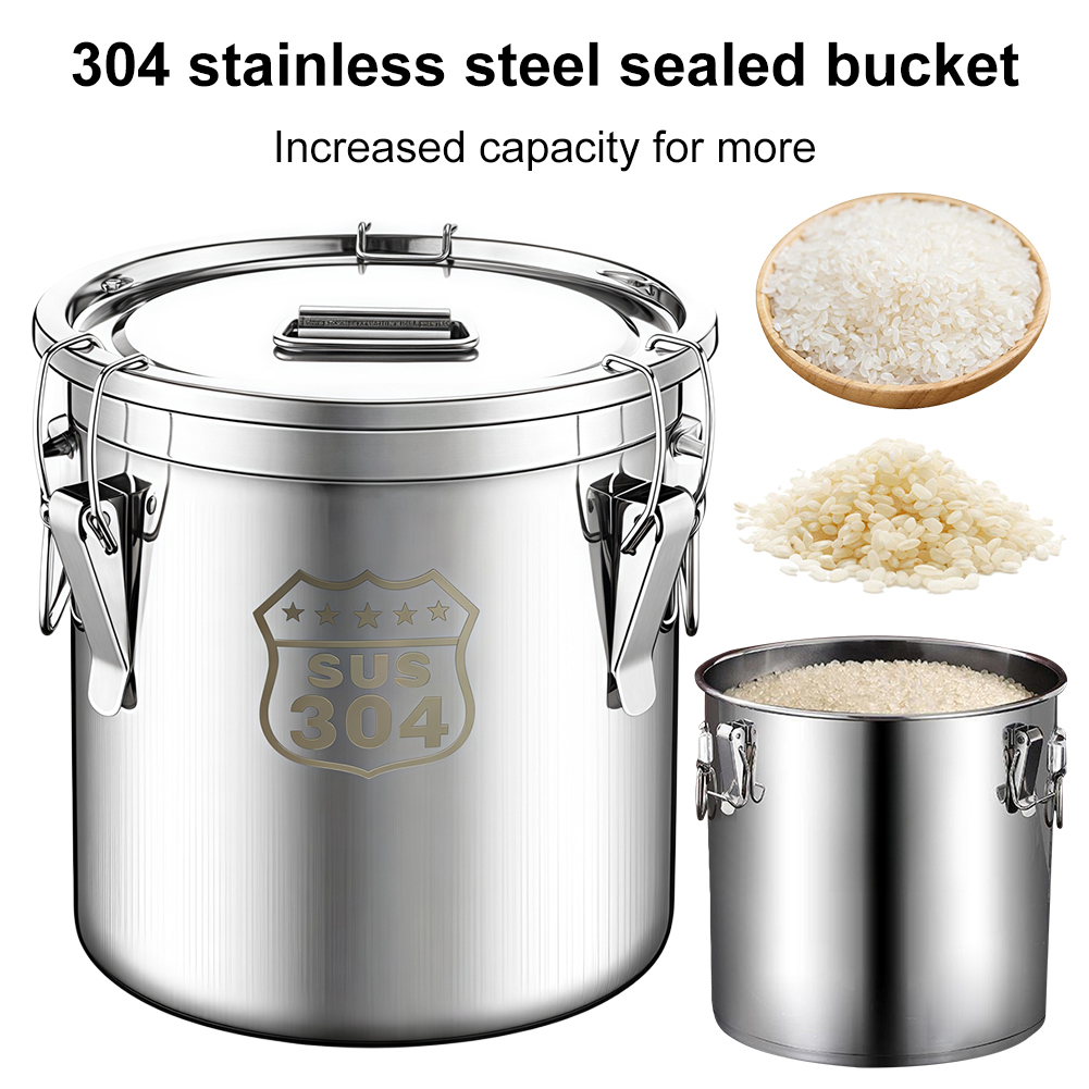 6/12/21/33L 304 Stainless Stee - Food Storage Canister recension och pris