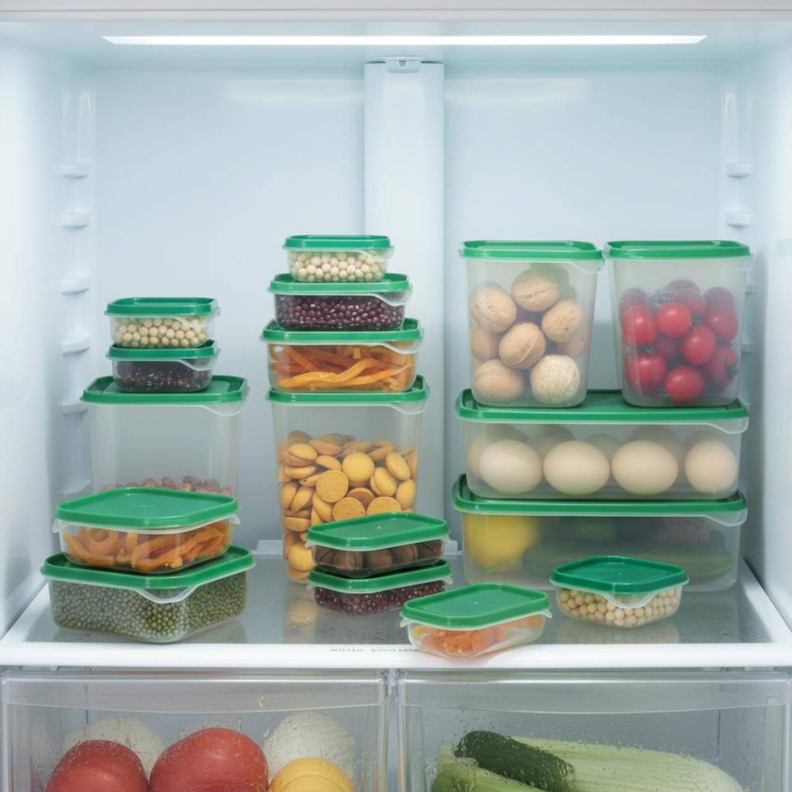 17 Pieces Fridge Storage Box S - Food Storage Containers Plastic Box recension och pris