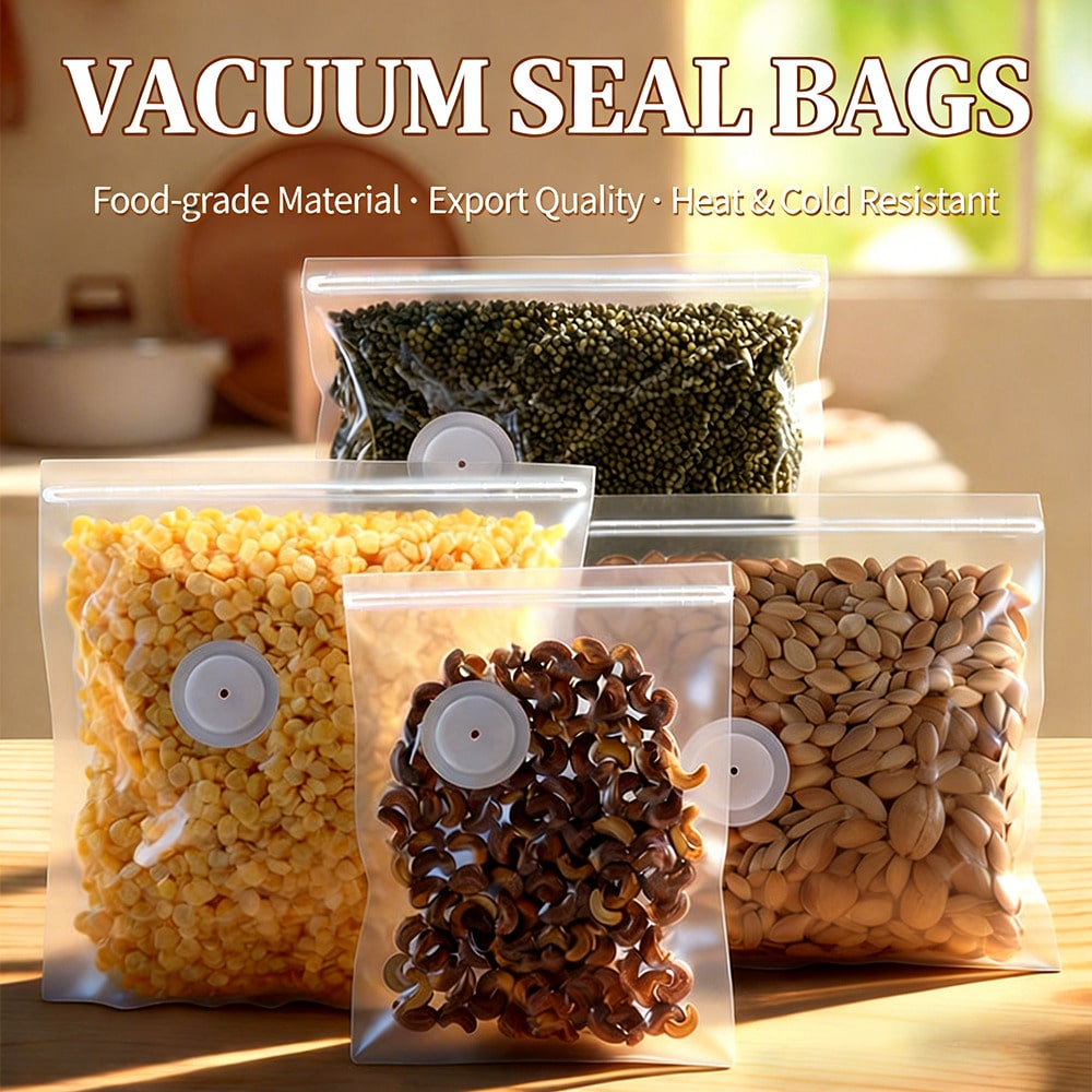 30pcs Reusable Vacuum Bags+1 C - Food Storage Vacuum Bags recension och pris