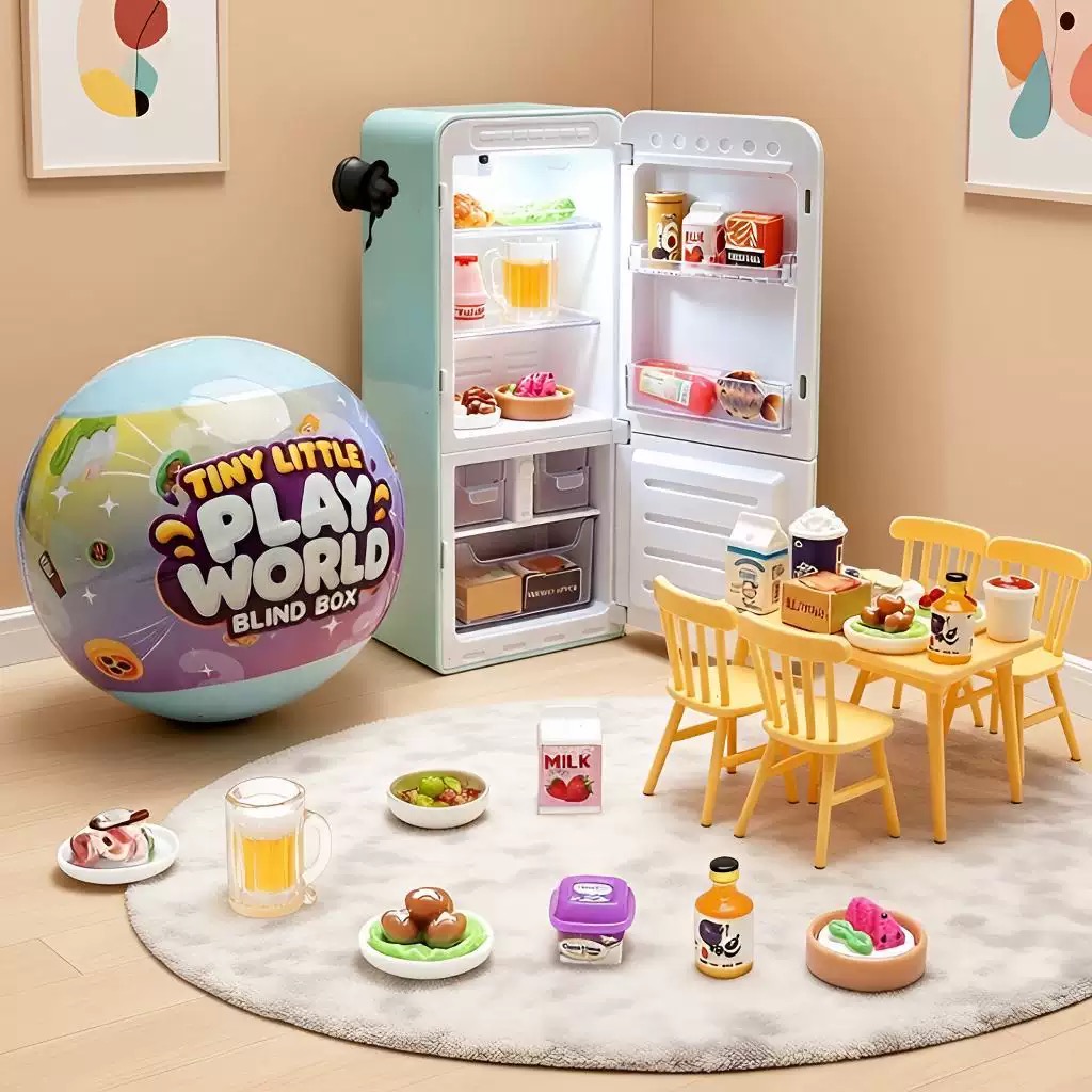 4-Color Mini Fridge Blind Box  - Food Storage On Table recension och pris