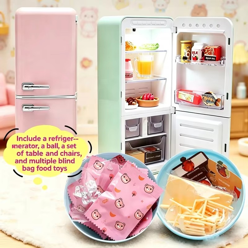 4-Color Mini Fridge Blind Box  - Food Storage On Table recension och pris