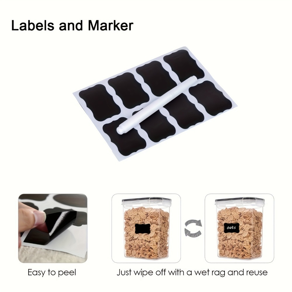 24Pcs Food Storage Containers  - Food Storage Canister recension och pris