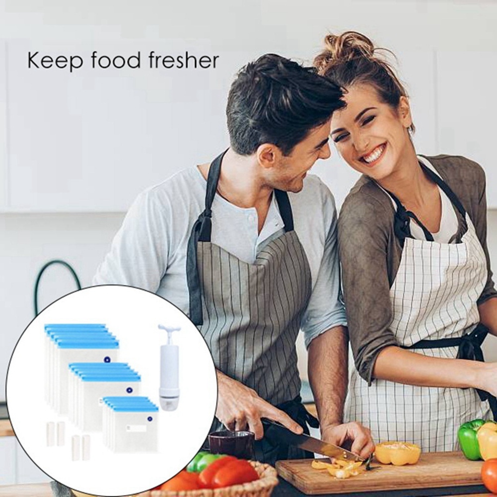 HIWS Sous Vide Bags 20Pack Reu - Food Storage Vacuum Pump recension och pris