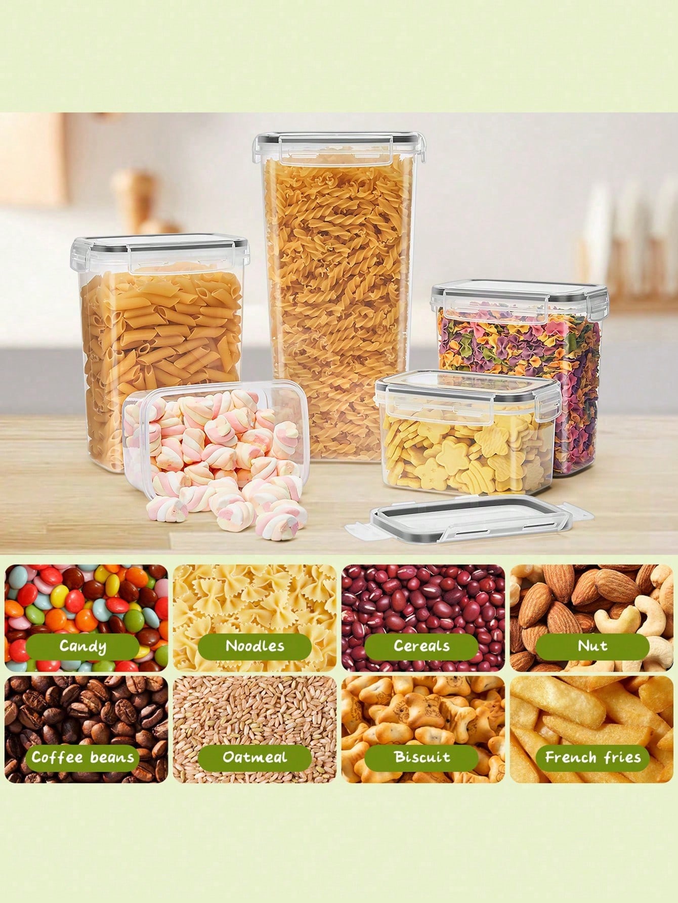 48pcs Airtight Food Storage Co - Food Storage Organization recension och pris