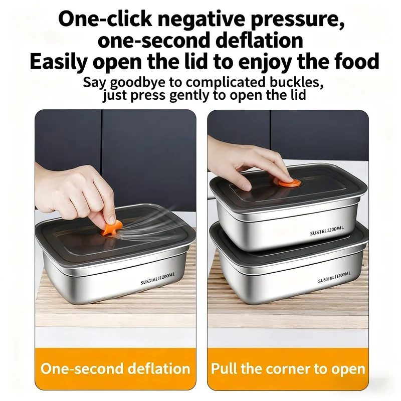 Large Capacity Stainless Steel - Food Storage For Camping recension och pris