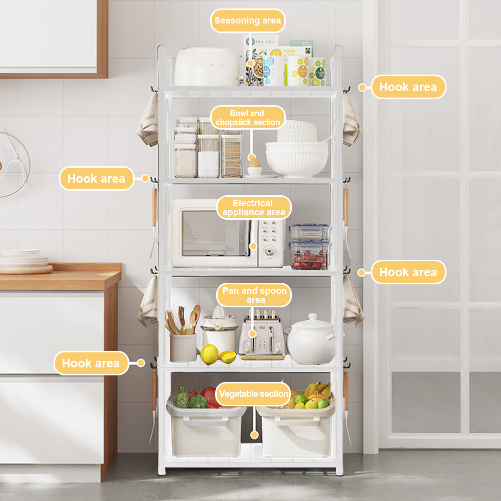 5 Tier Shelving Unit Heavy Dut - Food Storage Shelving recension och pris