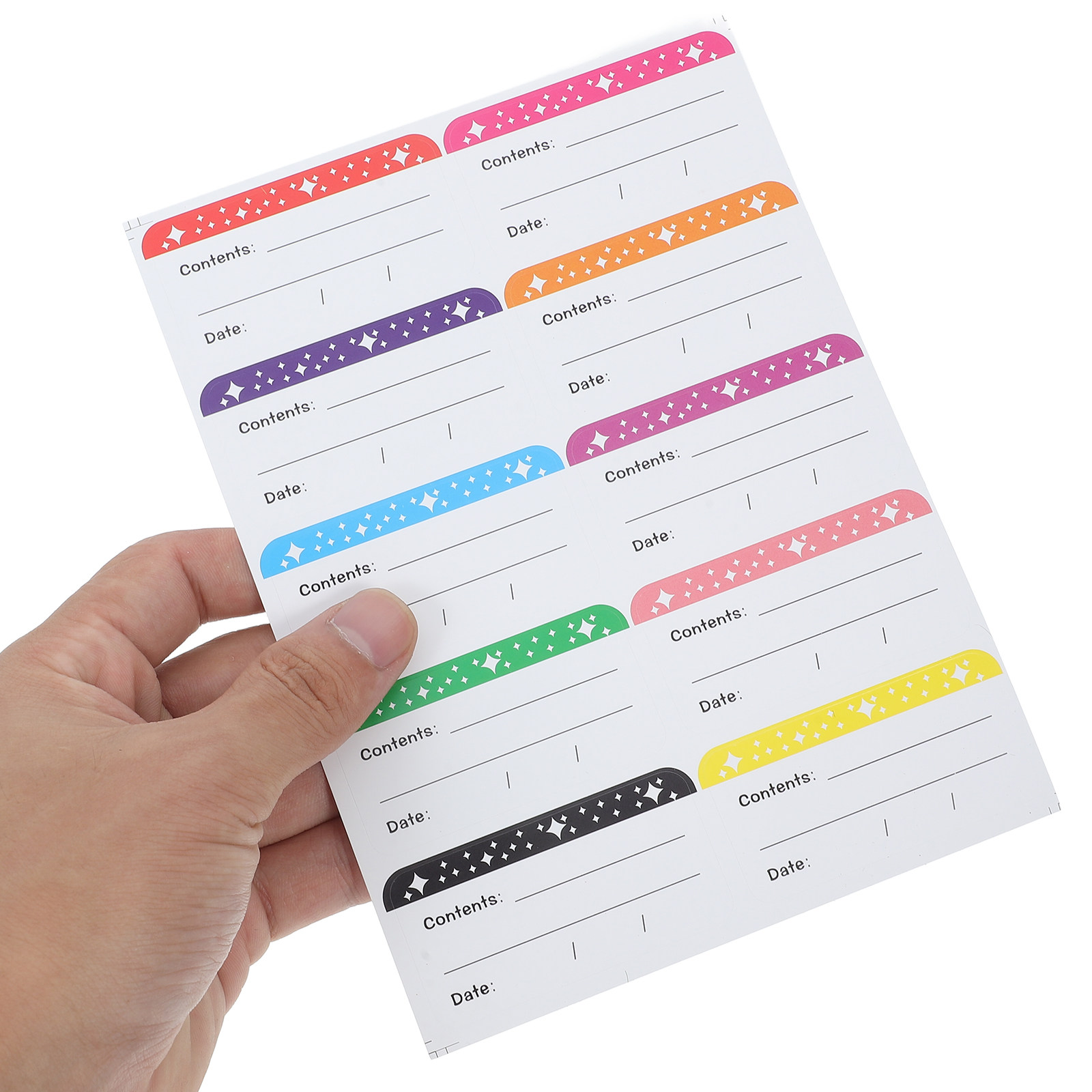 50Sheets Removable Waterproof  - Food Storage Pantry recension och pris