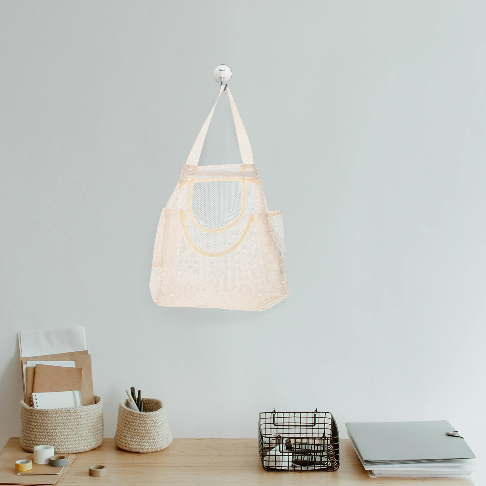 Large Hanging Mesh Storage Bag - Produce Bag Reusable Mesh recension och pris