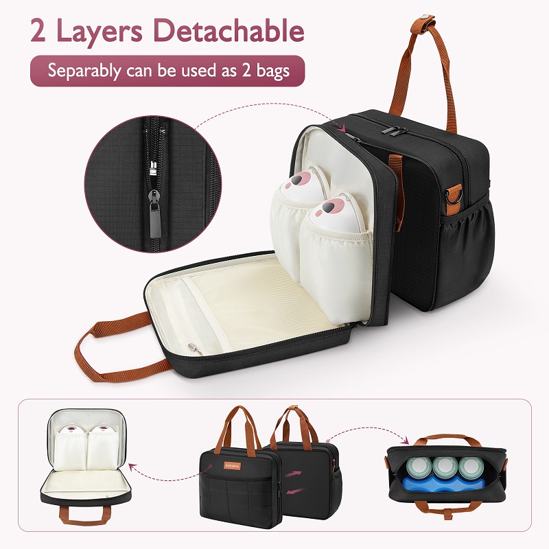 Detachable Breast Pump Bag wit - Food Storage For Baby recension och pris