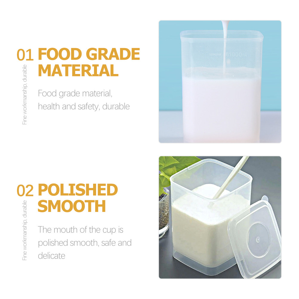 1Set Yogurt Fermentation Conta - Food Storage Containers Plastic Box recension och pris