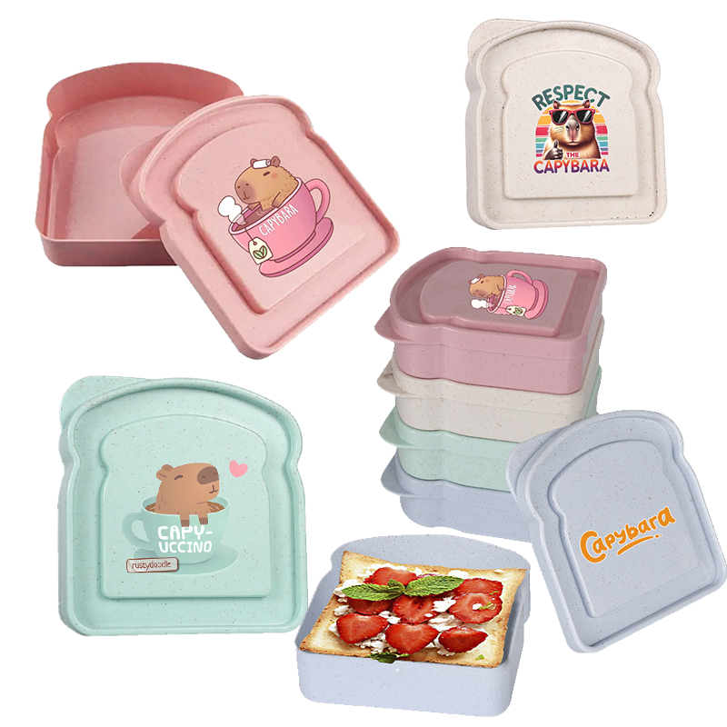 Capybara Sandwich Food Storage - Food Storage Containers Plastic Box recension och pris