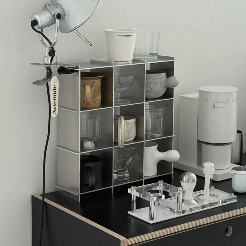 Minimalist Aluminum Alloy Coun - Food Storage Shelving recension och pris