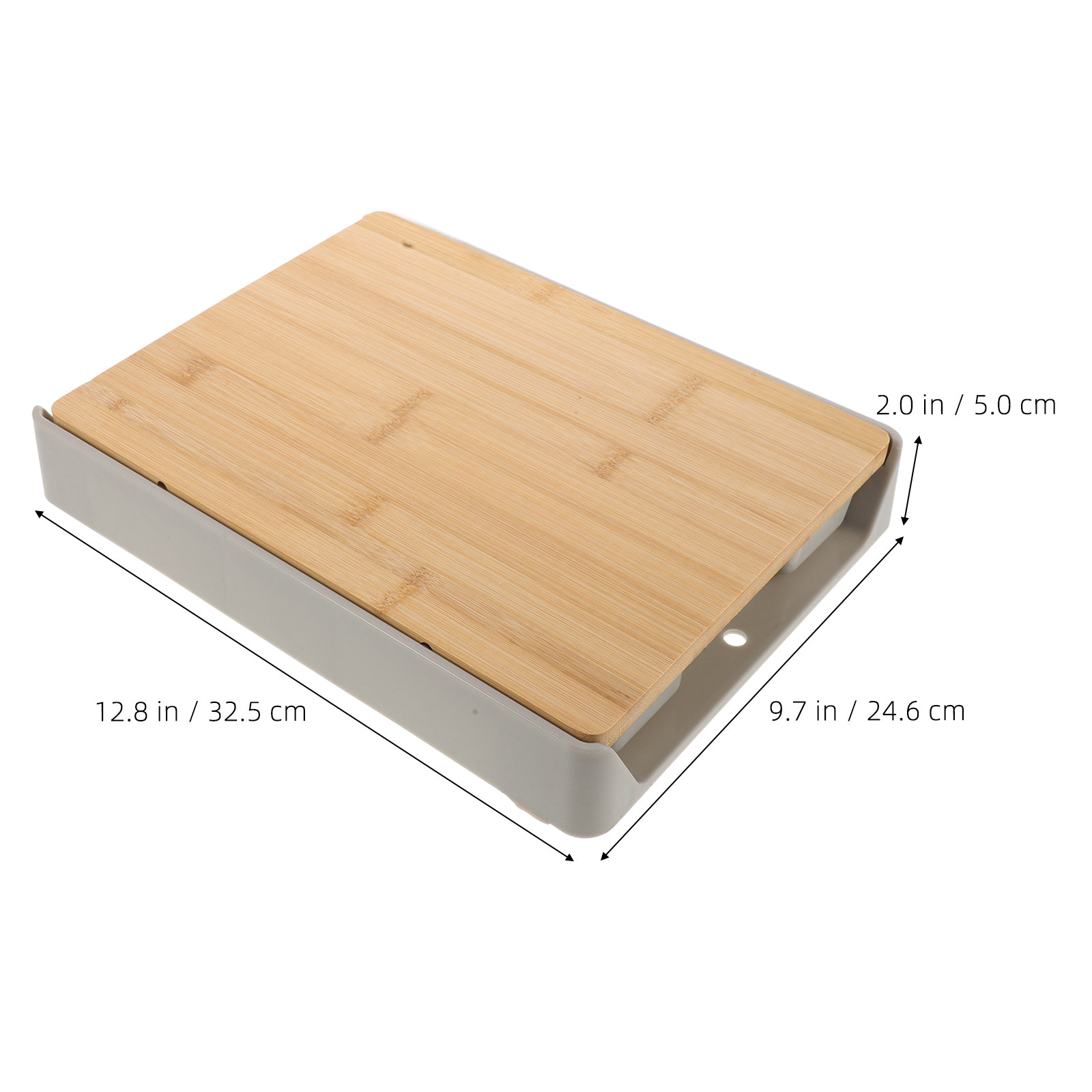 Innovative Bamboo Cutting Boar - Food Storage Organization recension och pris