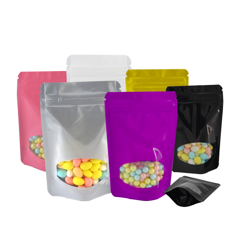 100 Pcs Colored Aluminum Foil  - Food Storage Ziploc Bags recension och pris