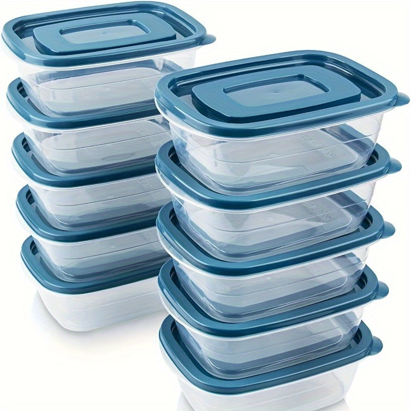 A Set of 6 Transparent Stackab - Food Storage Canister recension och pris