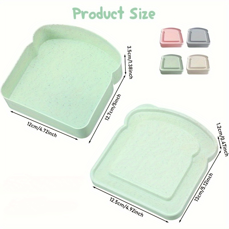 1pc Bento Boxes, Sandwich Cont - Food Storage Containers Plastic Box recension och pris