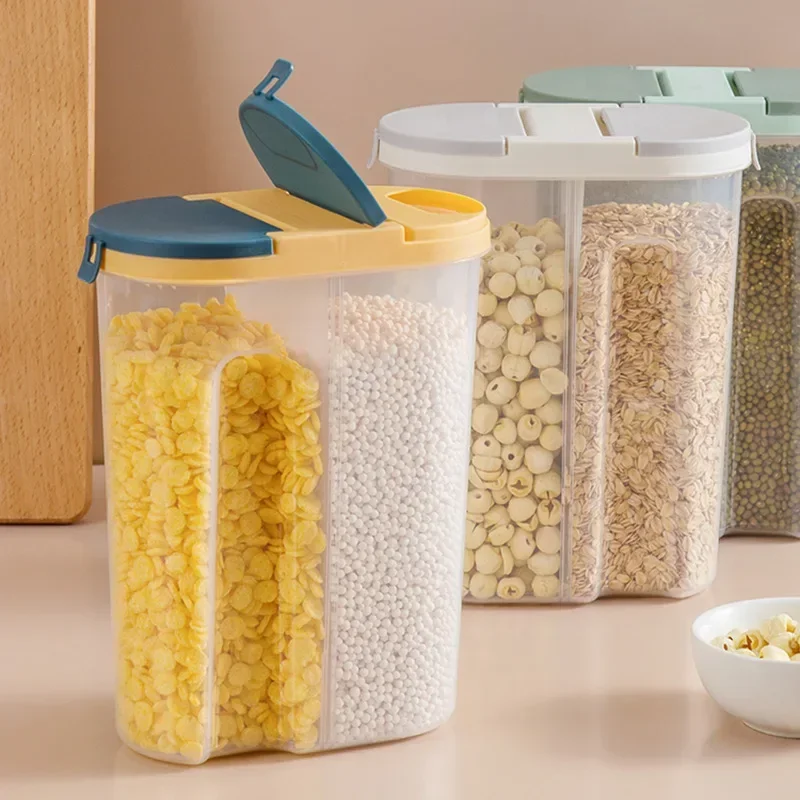 M/L Double Grid Cereals Jar Pl - Food Storage Lidl recension och pris