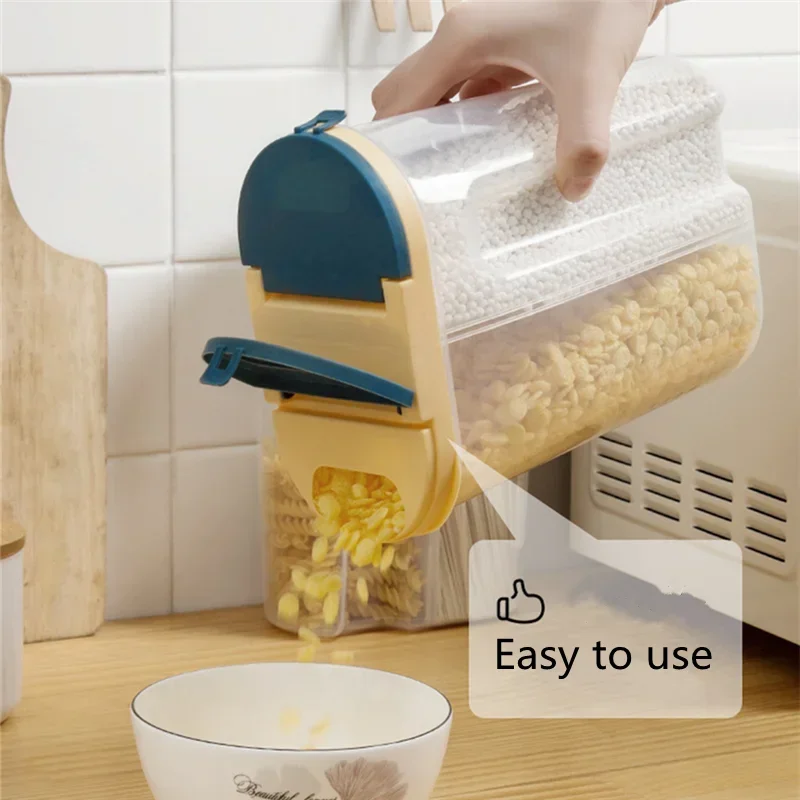 M/L Double Grid Cereals Jar Pl - Food Storage Lidl recension och pris