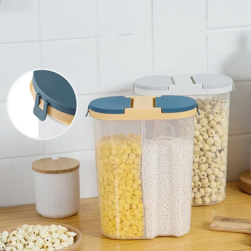 M/L Double Grid Cereals Jar Pl - Food Storage Lidl recension och pris