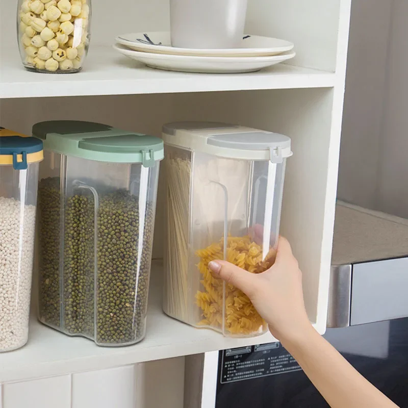 M/L Double Grid Cereals Jar Pl - Food Storage Lidl recension och pris
