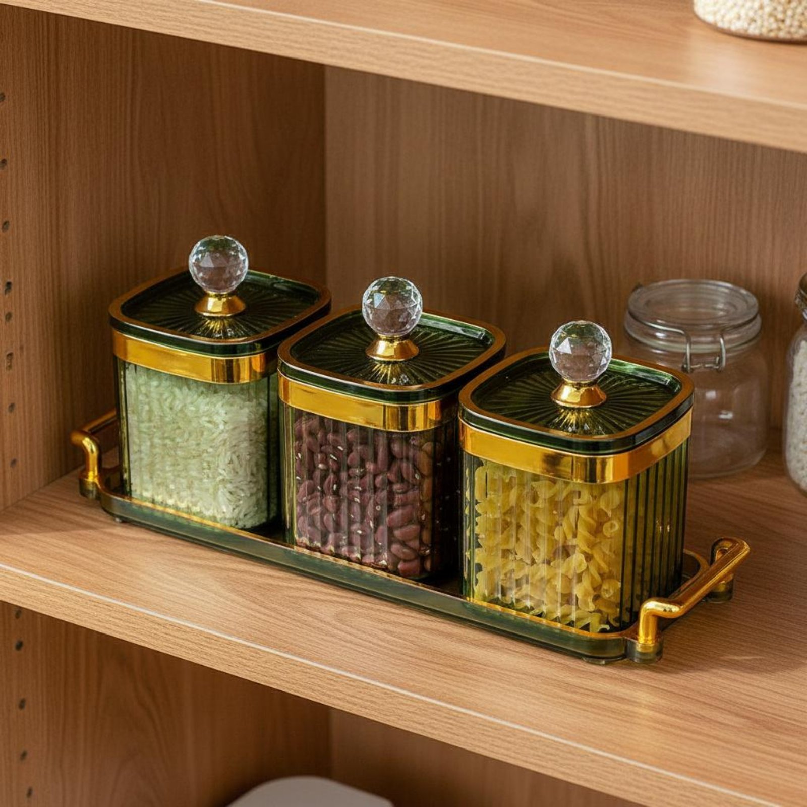 Decorative Snack Container Set - Food Storage Canister recension och pris