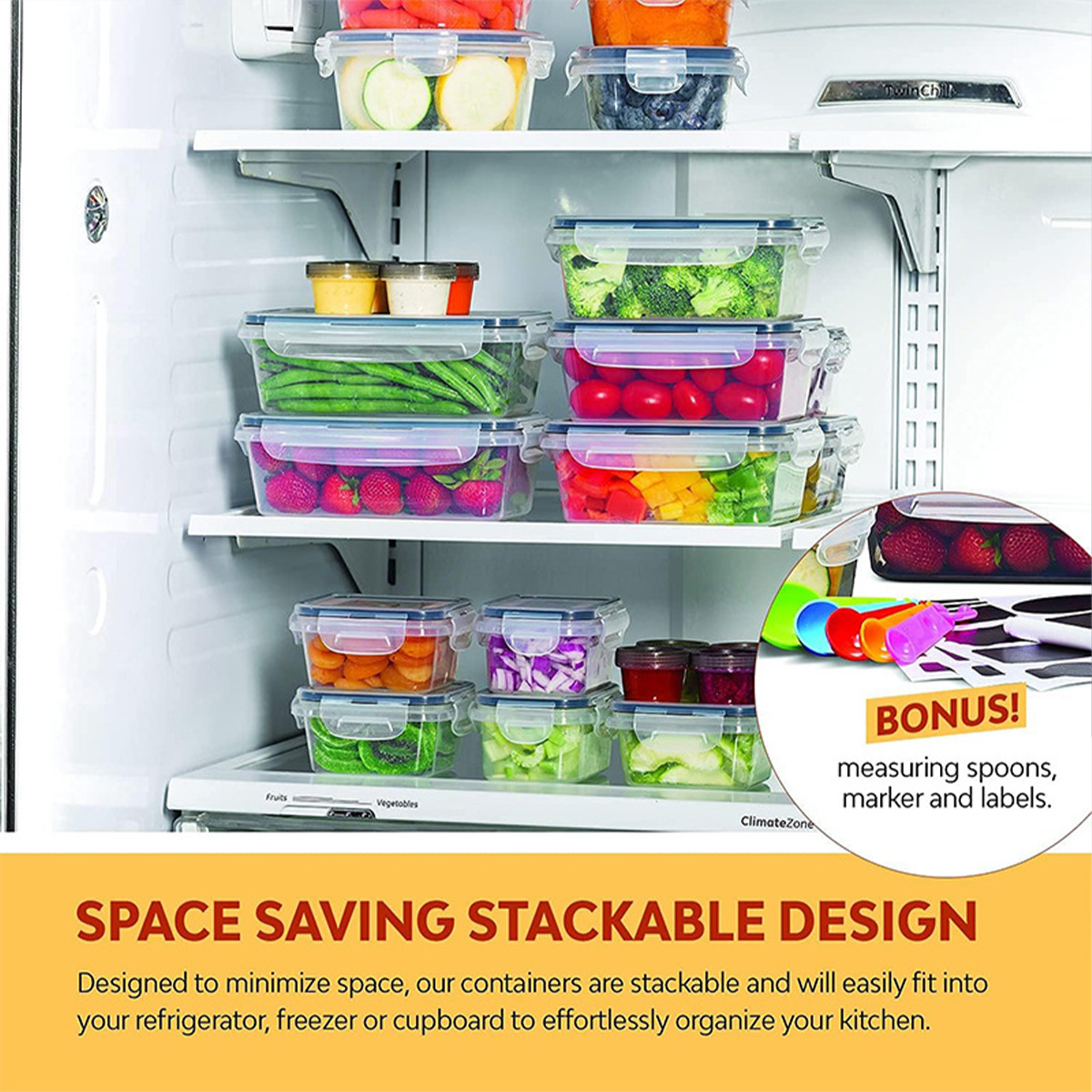 24Pcs/set Food Storage Box Set - Food Storage Containers Plastic Box recension och pris