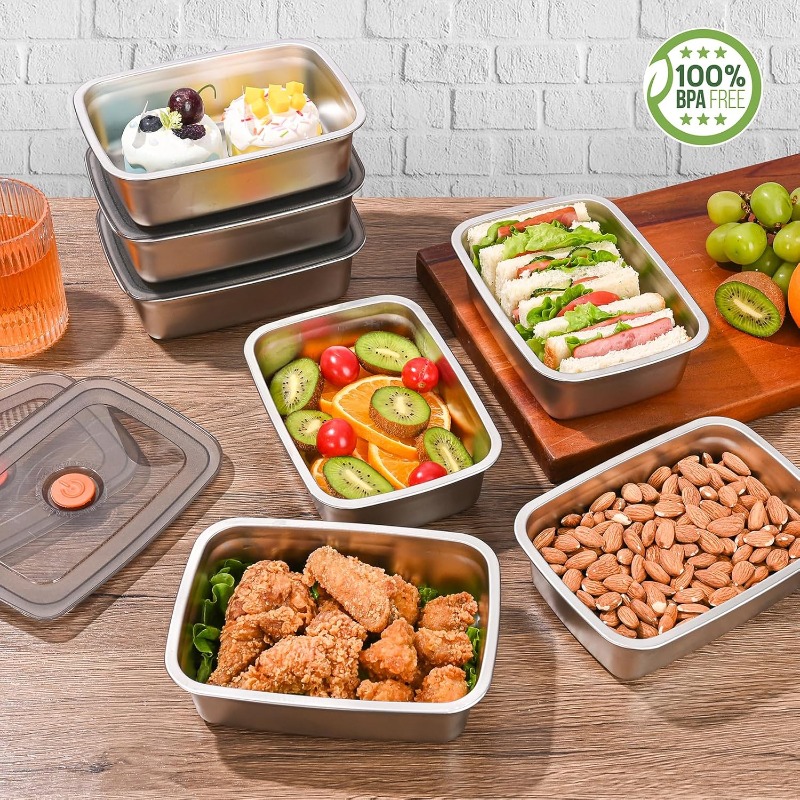 Stainless Steel Large Capacity - Food Storage For Camping recension och pris