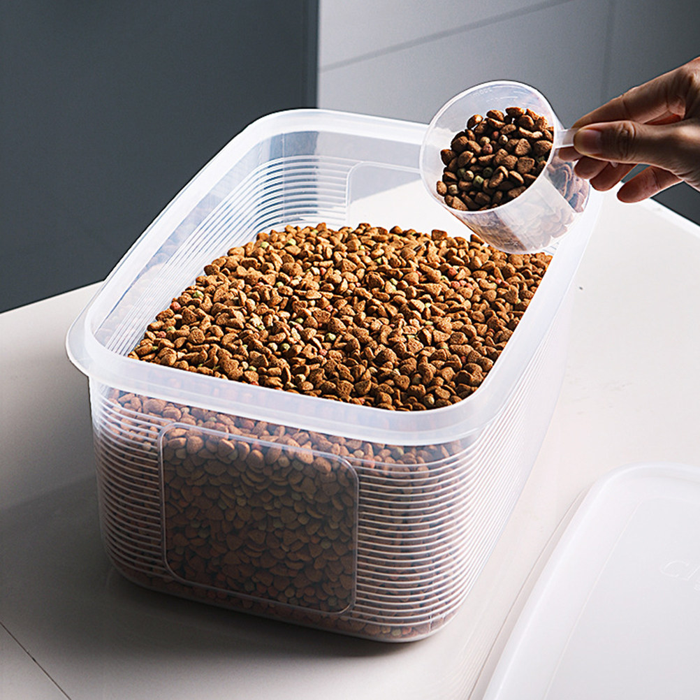 Transparent Airtight Pet Food  - Food Storage Containers Plastic Box recension och pris