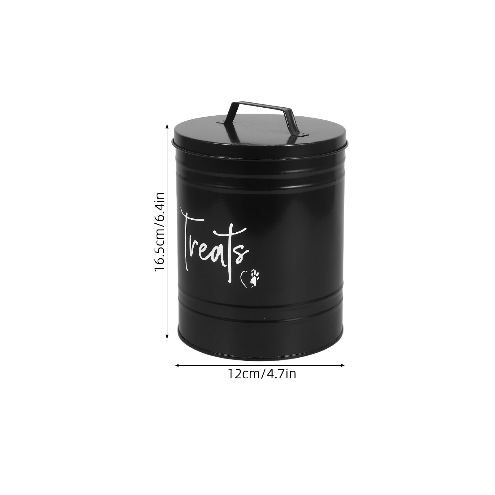 Metal Dog Food Storage Contain - Food Storage Canister recension och pris