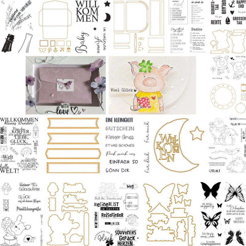 Baby Suitcase Stamps And Dies  - Food Storage For Baby recension och pris