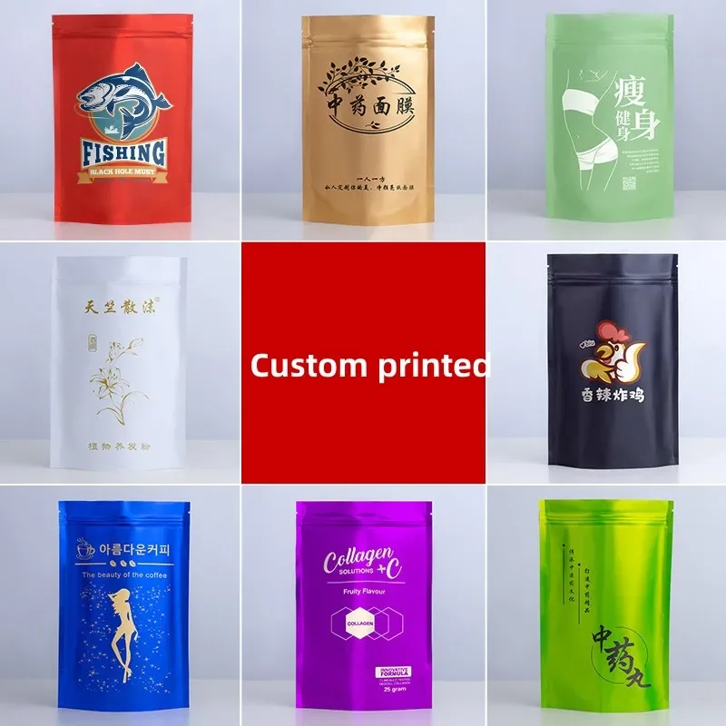 100pcs Custom Matt Finished Se - Food Storage Ziploc Bags recension och pris