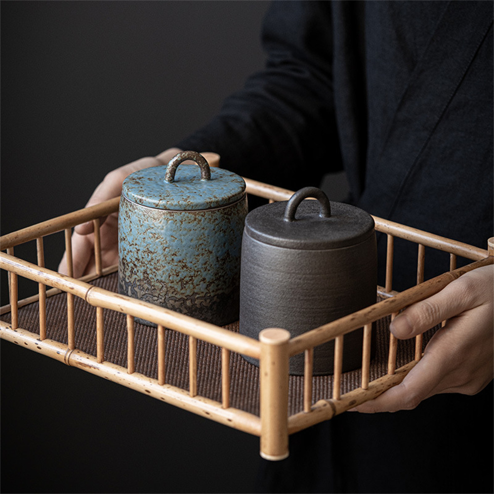 Ceramic Tea Caddy Sealed Jar S - Food Storage Organization recension och pris