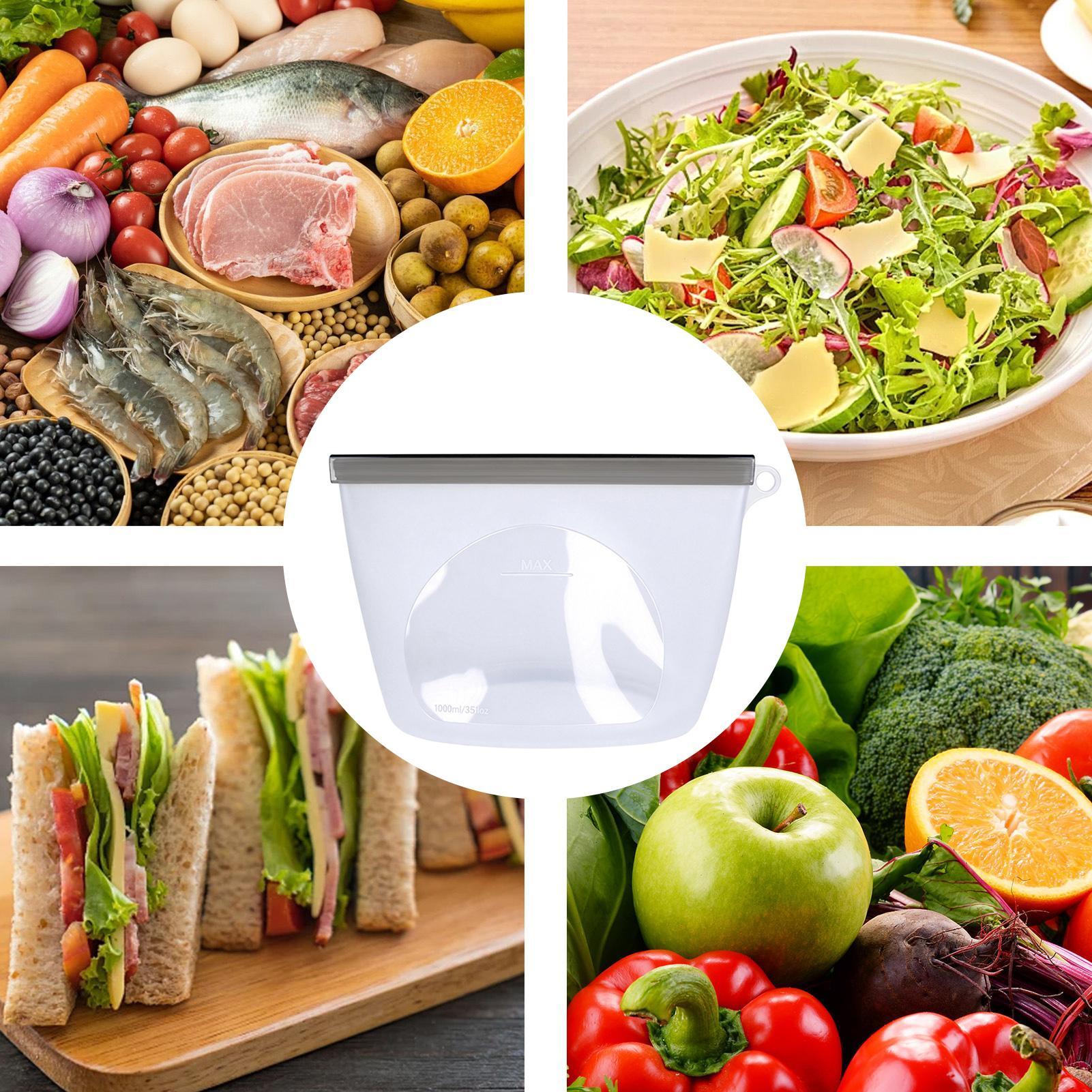 Reusable Food Storage Bags Lea - Food Storage Ziploc Bags recension och pris