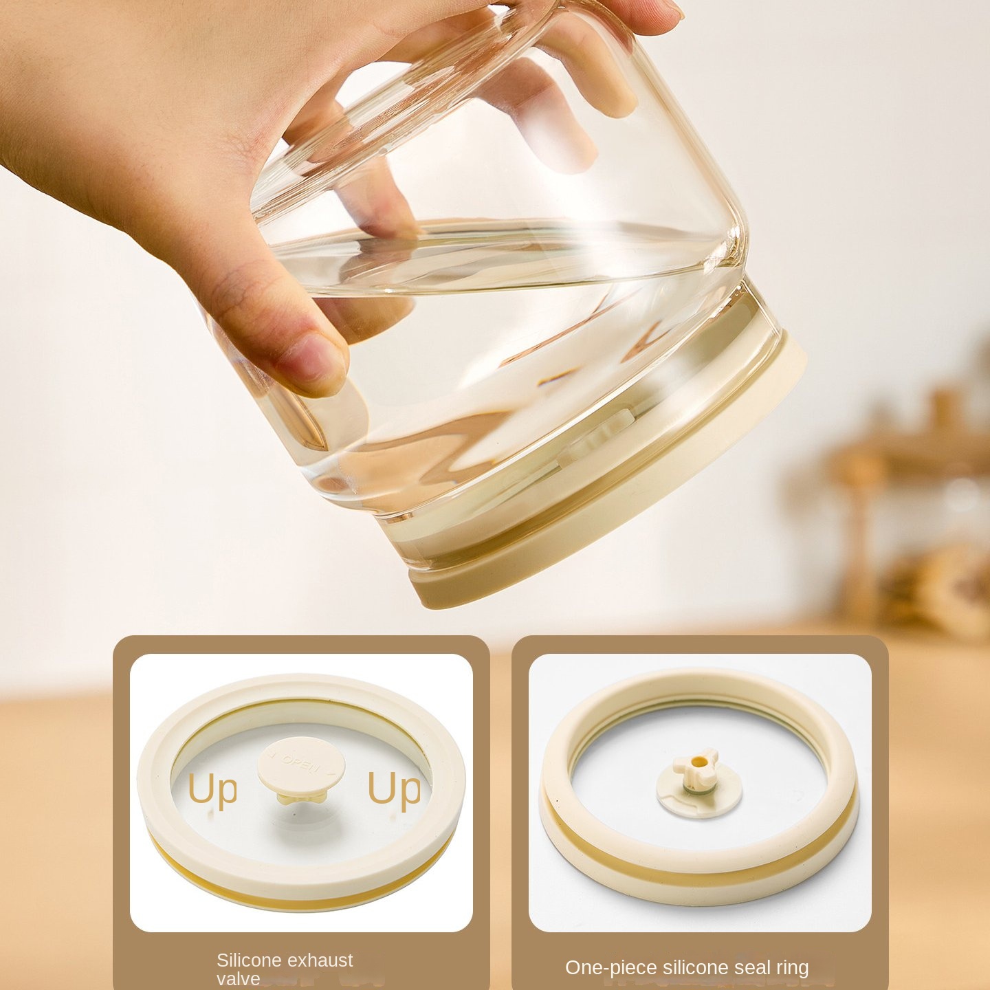 Glass Lid Glass Containers for - Food Storage Lidl recension och pris