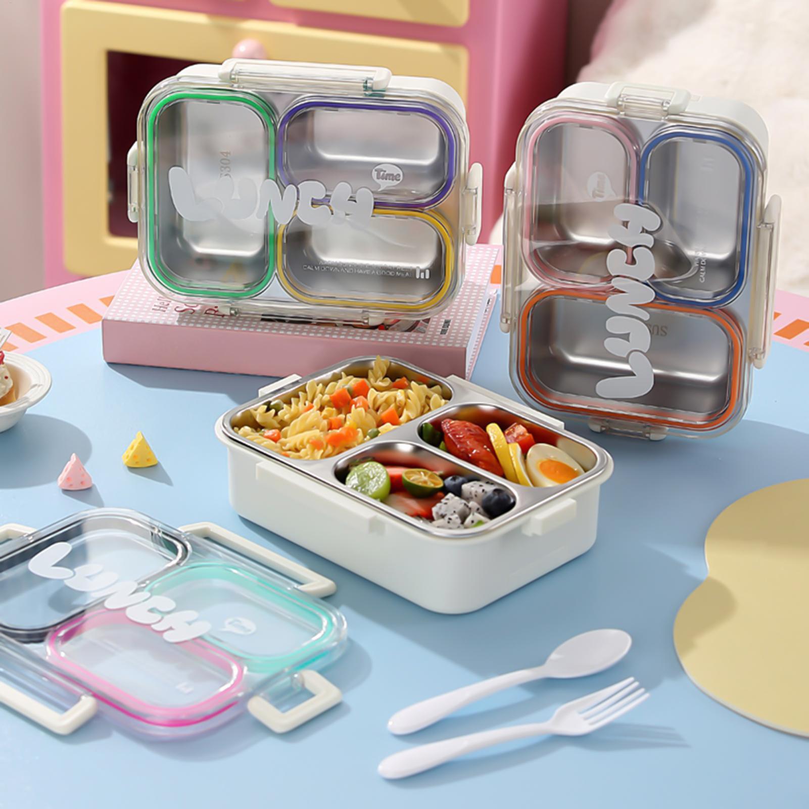 Stainless Steel Lunch Box 3 Co - Food Storage For Camping recension och pris