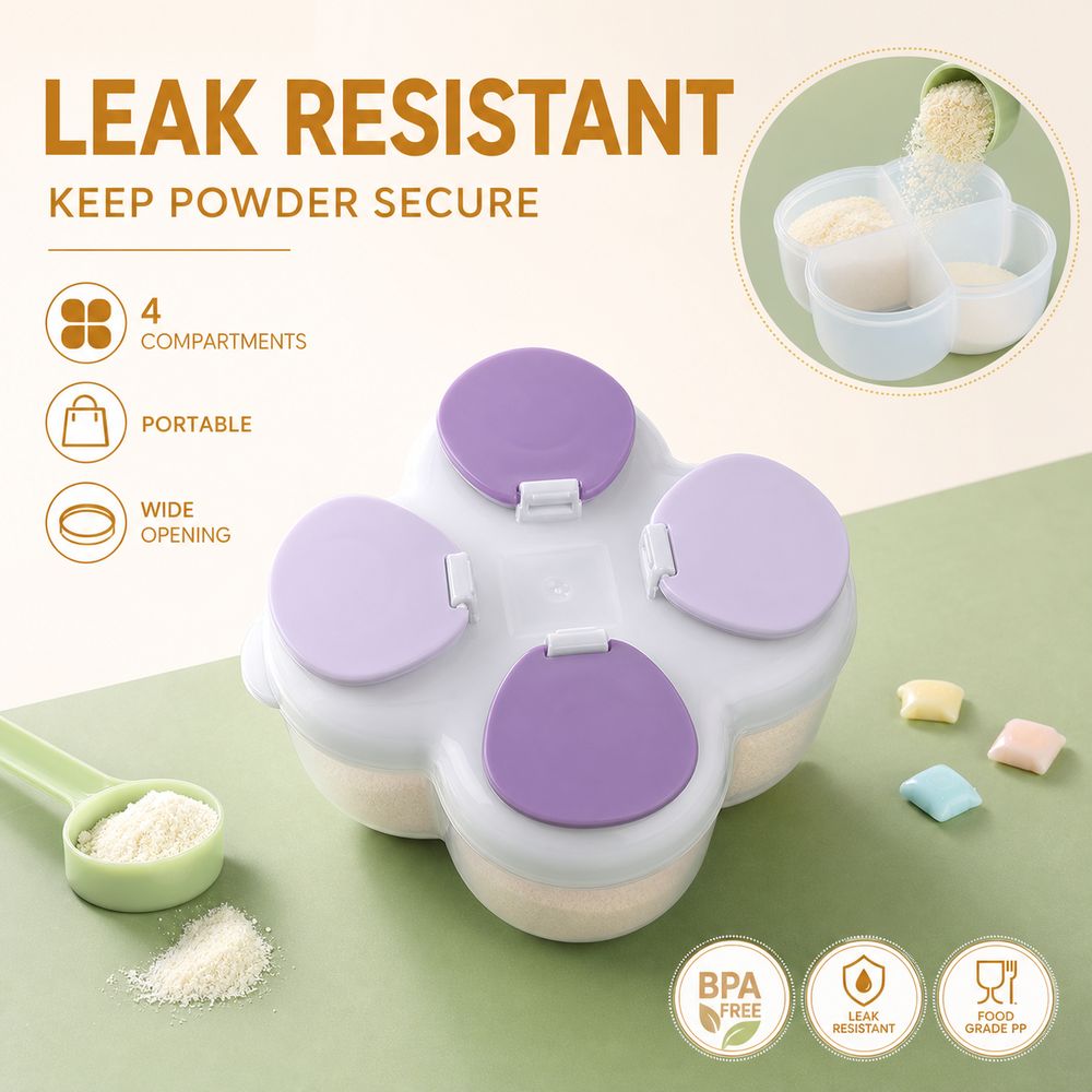 Partitioned Formula Dispenser  - Food Storage For Baby recension och pris