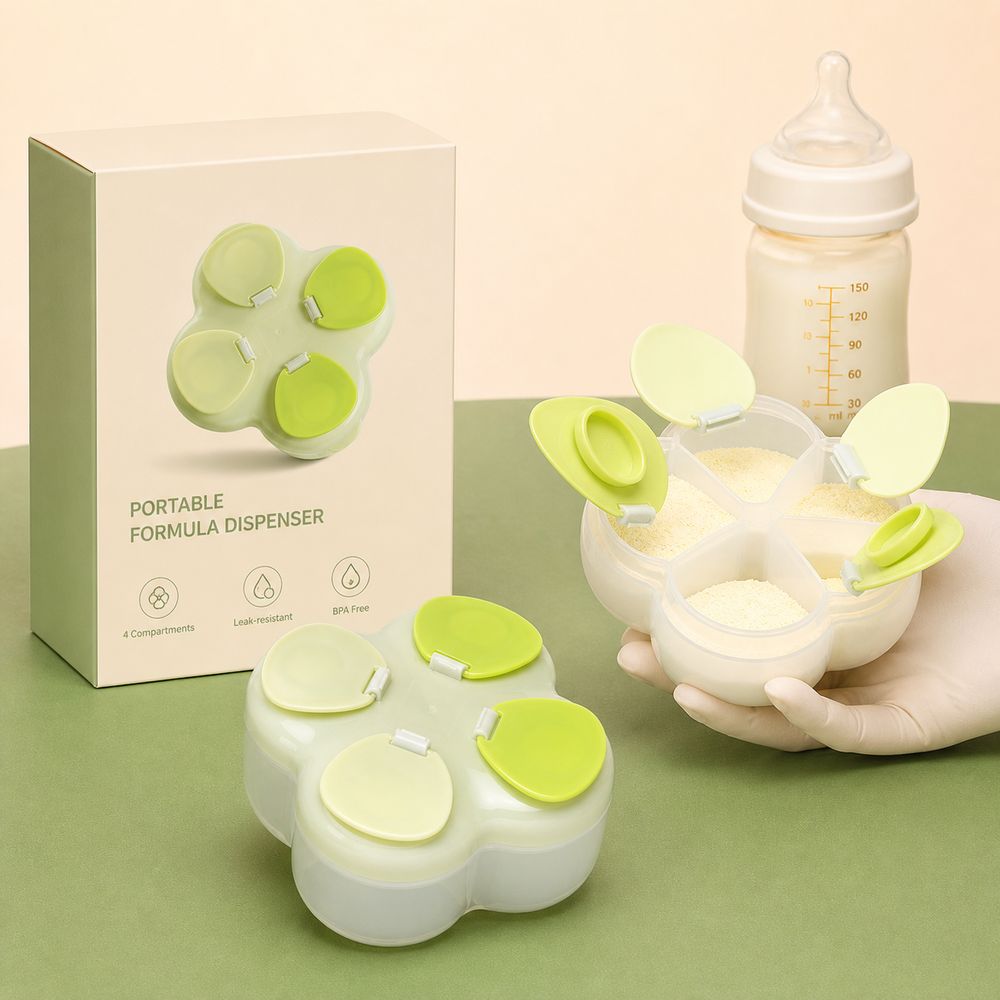 Partitioned Formula Dispenser  - Food Storage For Baby recension och pris