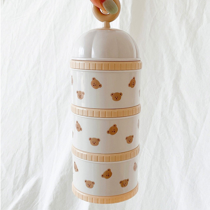 Cute Bear Milk Powder Box Baby - Food Storage For Baby recension och pris