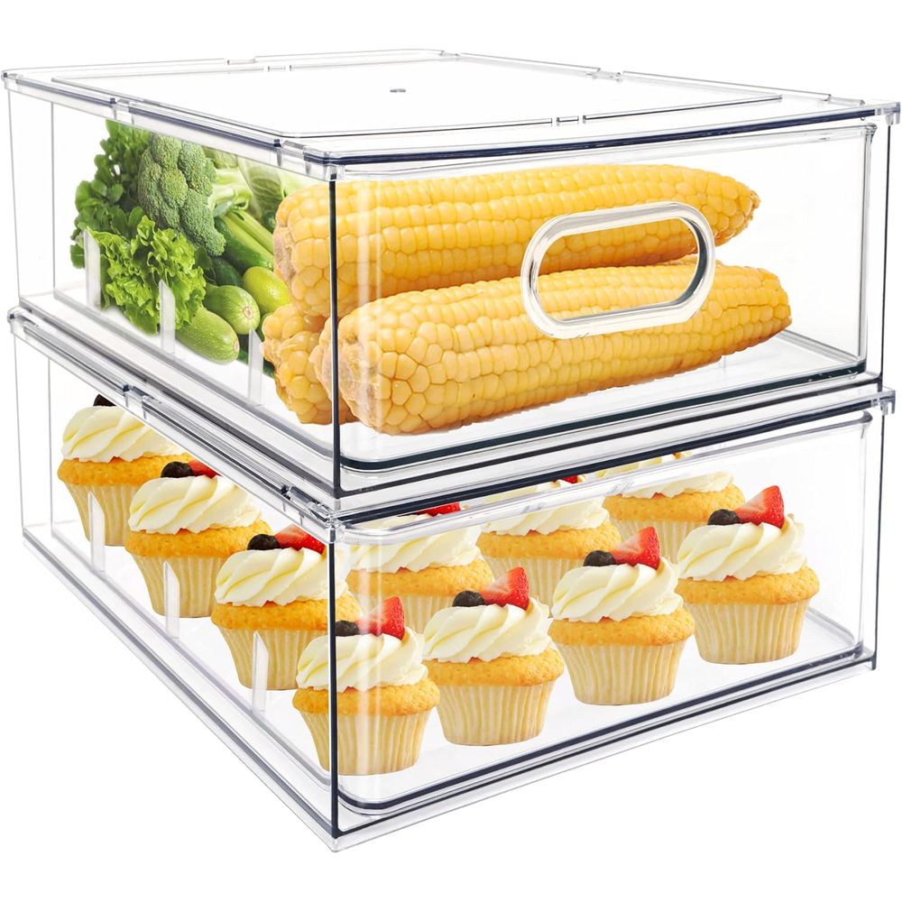 Clear Ridge Pull Out Stackable - Food Storage Without Pantry recension och pris