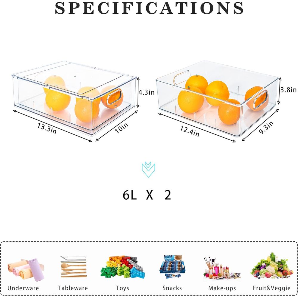 Clear Ridge Pull Out Stackable - Food Storage Without Pantry recension och pris