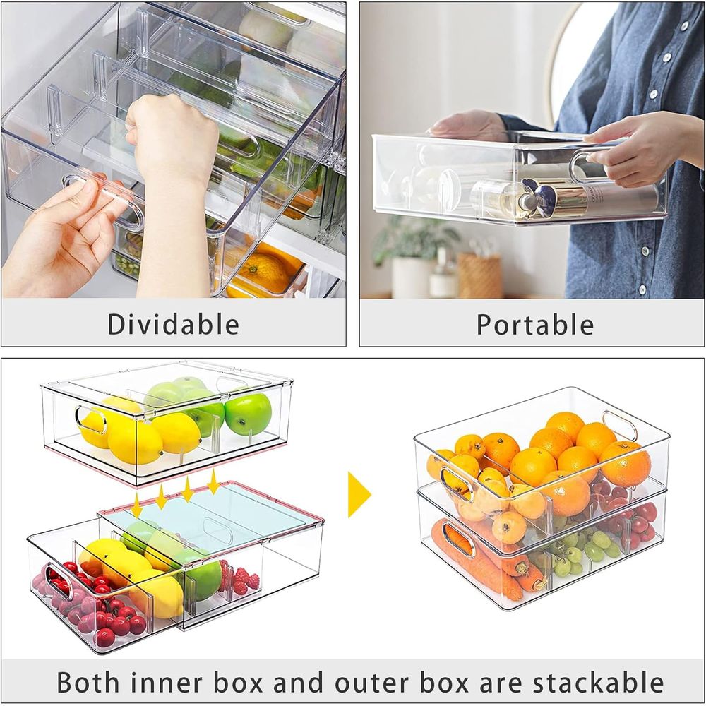Clear Ridge Pull Out Stackable - Food Storage Without Pantry recension och pris