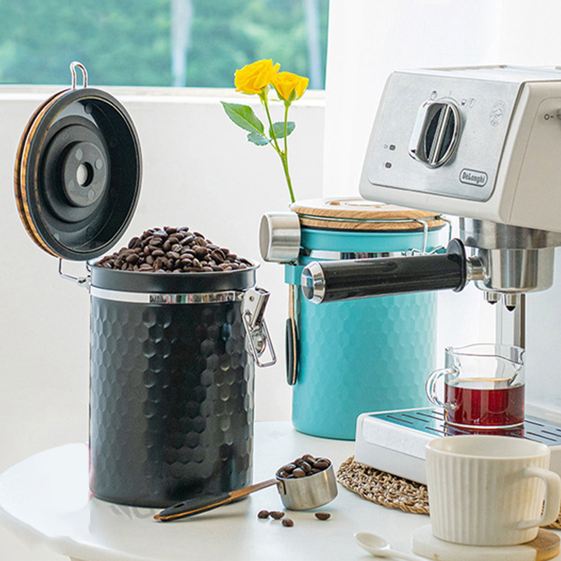 Kitchen Stainless Steel Coffee - Food Storage Canister recension och pris