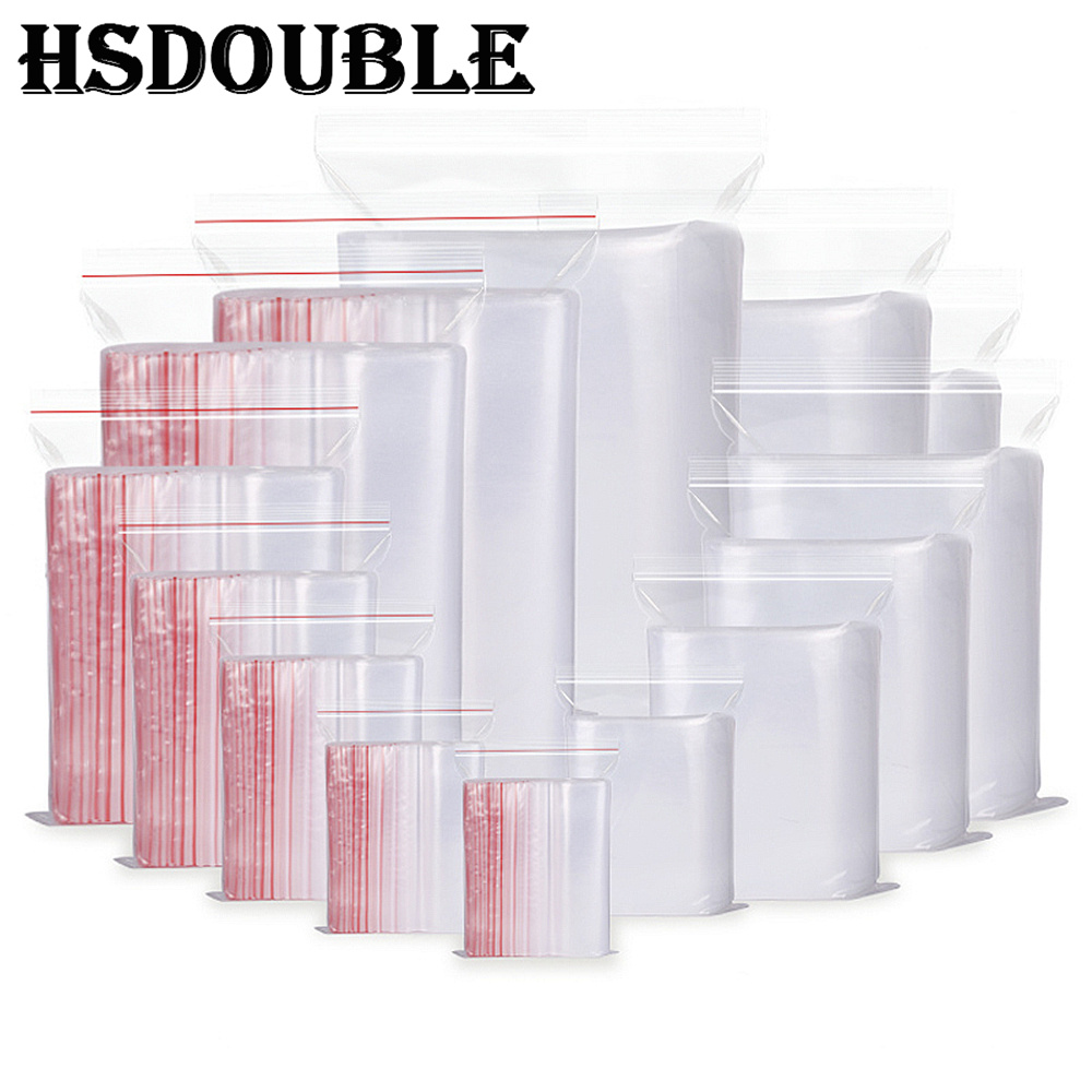 100 Pcs/Pack 5-12 Wire Self Se - Food Storage Ziploc Bags recension och pris