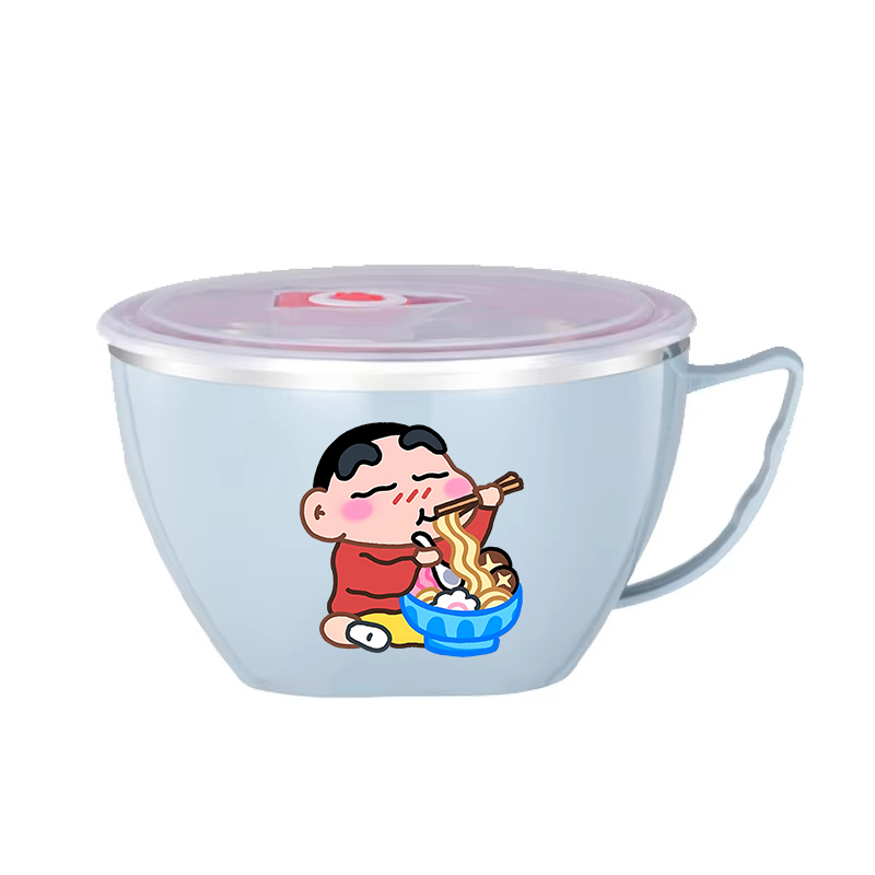 Crayon Shin-chan Noodle Bowl L - Food Storage On Table recension och pris